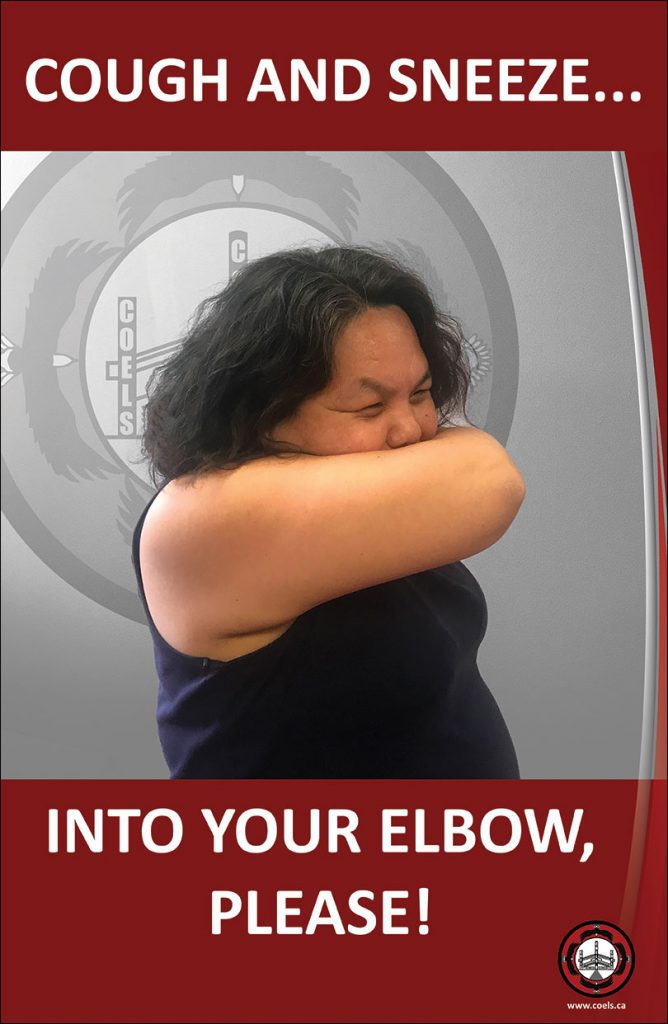 Cough in your sleeve Posters Circle of Eagles Lodge Society